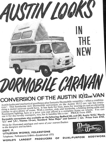 1961 advert for - for, austin