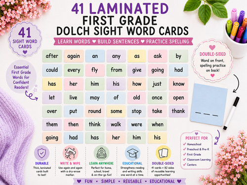 Laminated 1st grade - laminated,