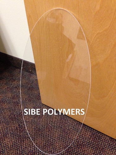 Clear oval shaped - clear,