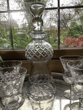 Edinburgh Thistle Design Large Decanter with Stopper