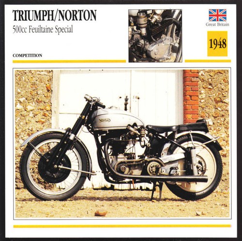1948 triumph norton 500cc - triumph,