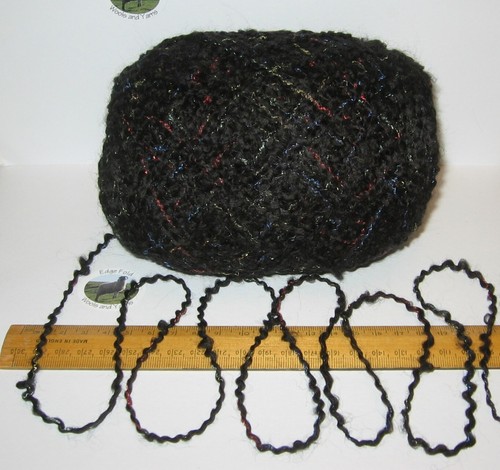 100g balls black boucle - balls,
