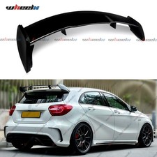 FOR MERCEDES BENZ A-CLASS W176 13-18 ROOF SPOILER WING GLOSS BLACK A45 STYLE