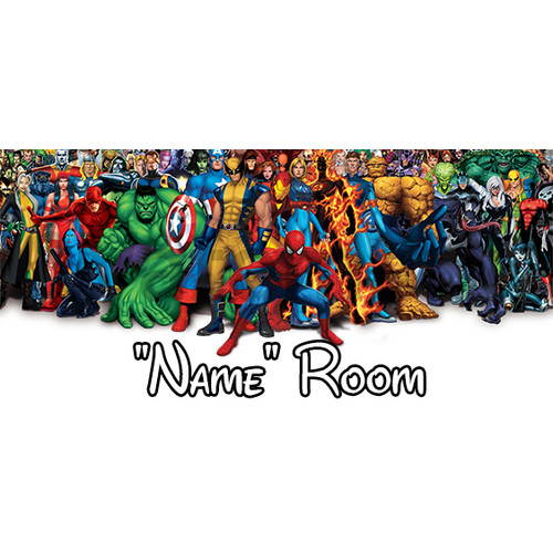Marvel bedroom door sign - ,