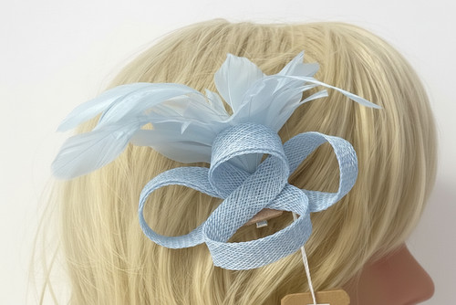 Small looped fascinator - looped, on