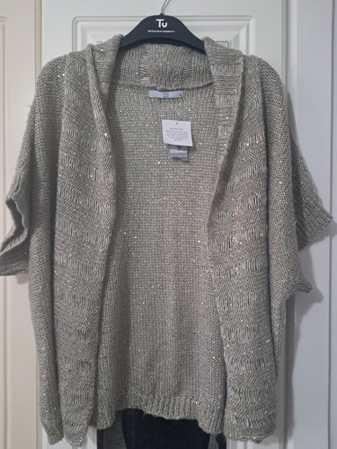 Gold sequin shrug cardigan - tu,
