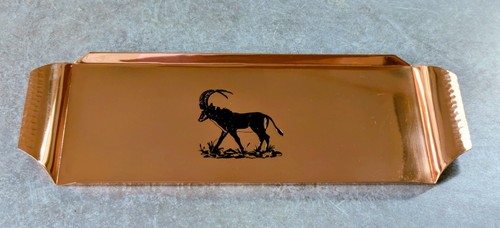 Vintage copper tray - vintage,