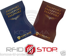 Koruma RFID Blocking Passport holder cover etui - Holiday Travel protector