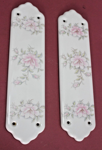 Pair ceramic porcelain - pair,