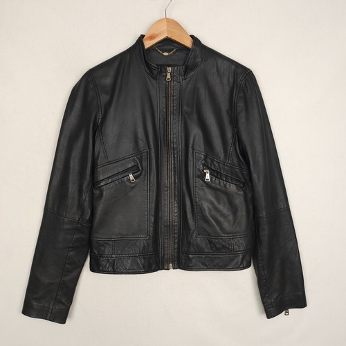 Massimo dutti leather biker - massimo,