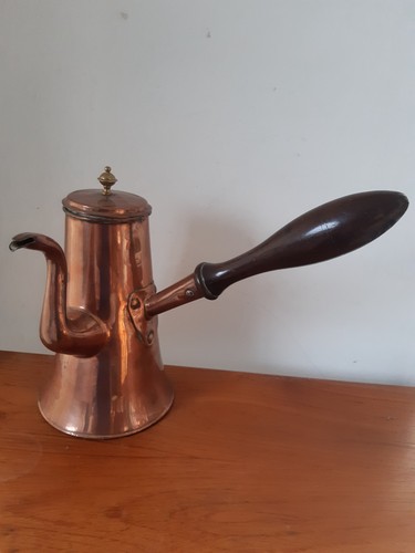 Antique georgian copper coffee - copper,