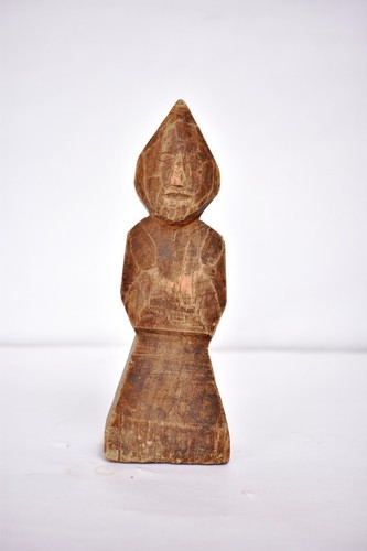 Antique wooden doll figurine - wooden,