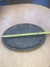 Vintage Brass Oval Tray