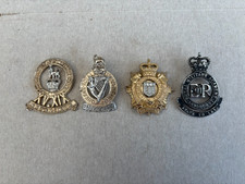 Military Cap badges x 4