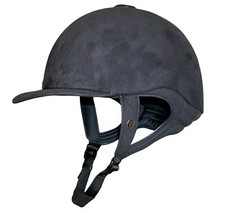 GATEHOUSE PUISSANCE VELVET PEAKED HORSE RIDING HAT HELMET CHILDS/ADULTS PAS015