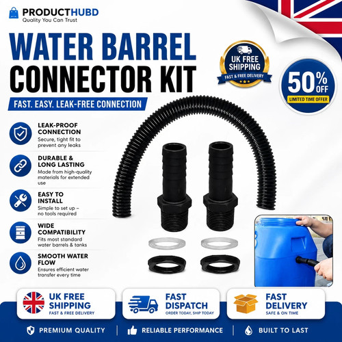 Water butt connector - water,