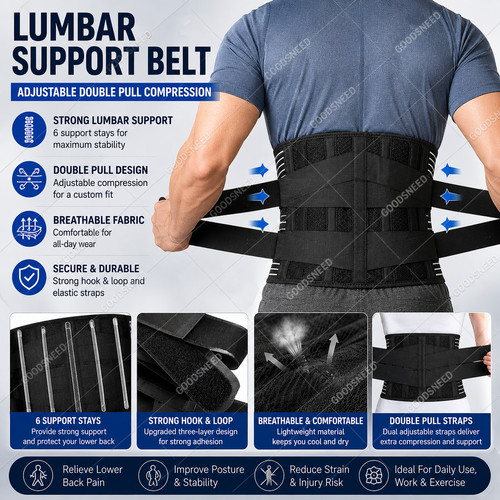 Lower back support - back, belt