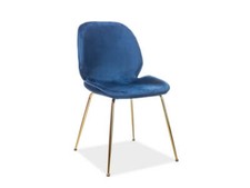 Dining Chair Living Room Kitchen Upholstered Velvet Metal Legs Outlet