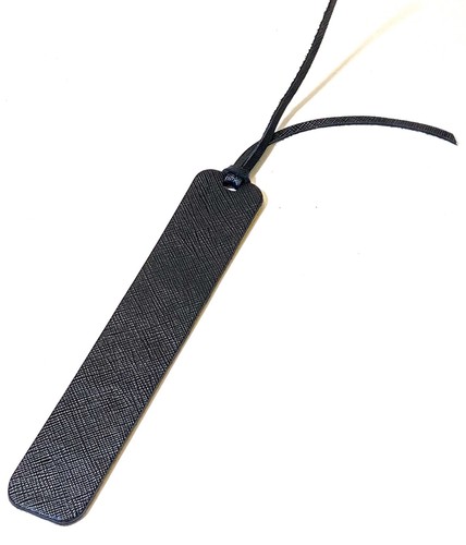 Leather bookmark saffiano - leather,