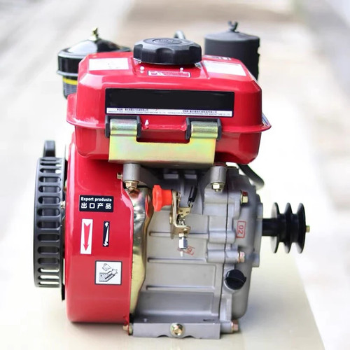 Small diesel engine threshing - small,