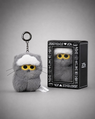 Zoa mini plush keyring - zoa,