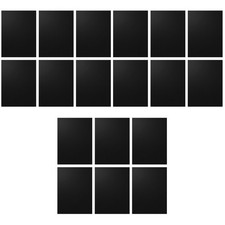 18 pcs  Glass Fibre Grill Mat BBQ Mat Barbecue Baking Liner Bakeware Mat (Black)