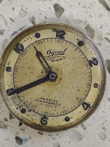 Vintage ogival watch 1940 s - vintage,