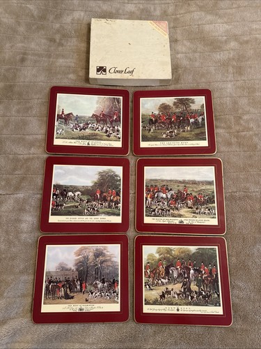 Clover leaf old hunting scenes - clover,