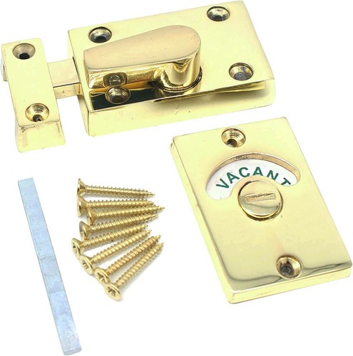 Bathroom indicator bolt brass - bolt,