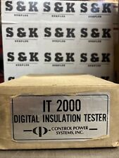 CONTROL POWER SYSTEMS INC   IT 2000 DIGITAL INSULATION TESTER