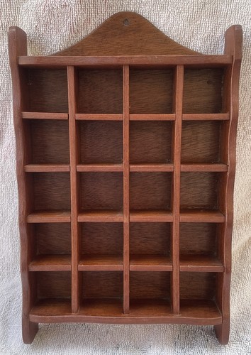 Wooden thimble display case - thimble,
