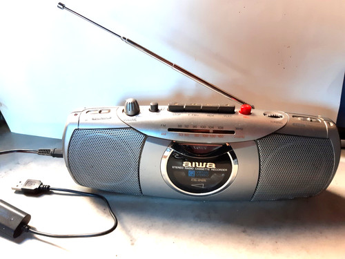 Aiwa p55 mini stereo - cs-p55, radio