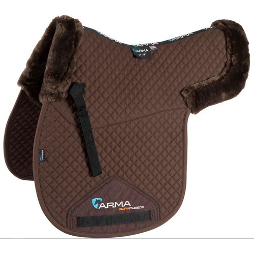 Shires arma half lined - lined, numnah