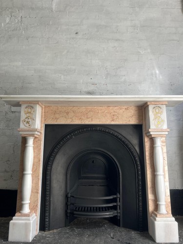Marble fire surround for - marble, cast