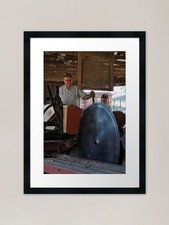 Sawmill framed art print - framed,