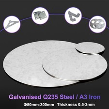 Galvanised Steel Round Blank