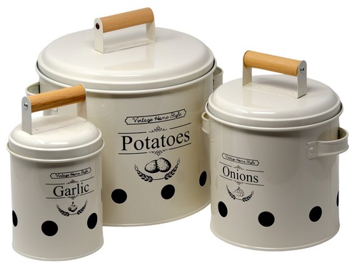 Onion garlic potato storage - garlic,