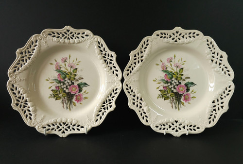 Royal creamware pair wild - royal, of