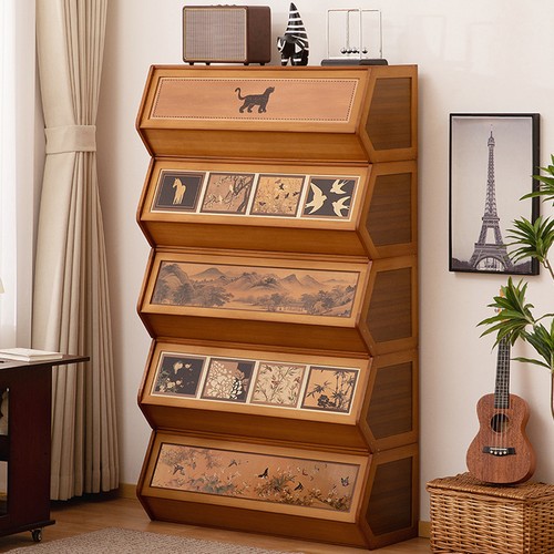 70cm bamboo storage cabinet - 70cm,