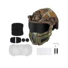 Tactical Helmet w/Steel Mesh