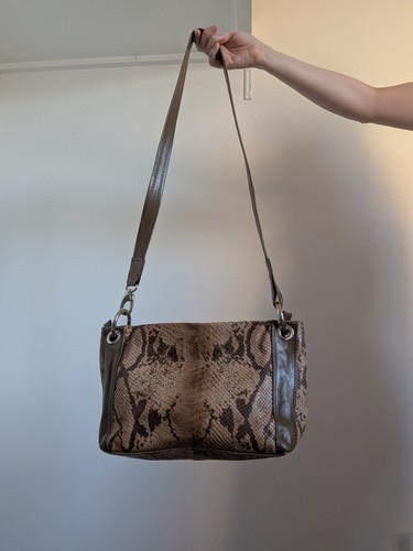 Snake embossed leather multi - embossed,