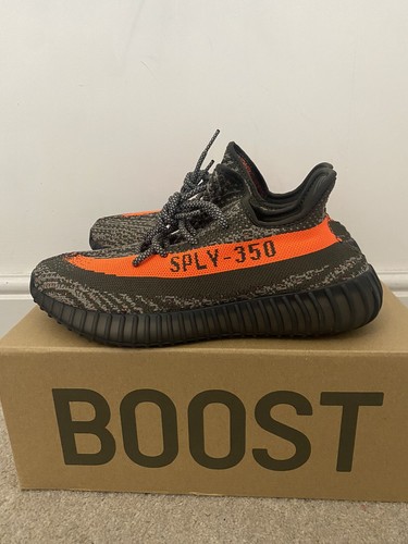 Yeezy 350 carbon beluga - carbon, size