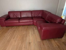 Burgundy Red Luxe Leather