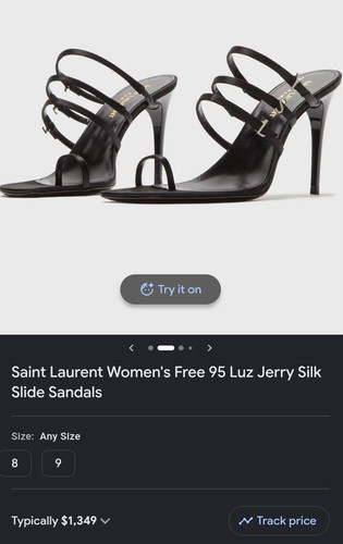 Ysl jerry heels worn once - worn,