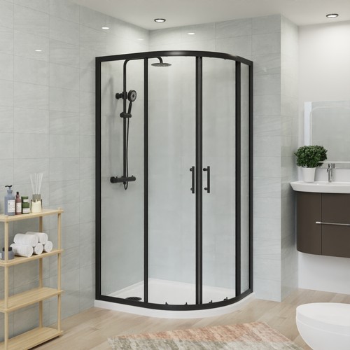 Matt black offset - black, quadrant