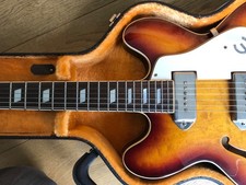 Epiphone Casino 1989 Terada manufactured with Bigsby tremolo and hard case.