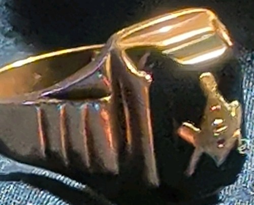 Masonic ring 10k solid - ring,