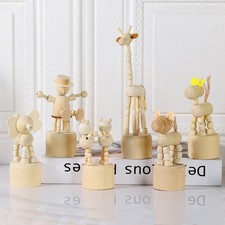 Wooden Animal Ornament Mini