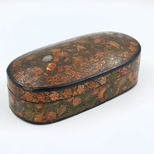 Antique handpainted papier - handpainted,