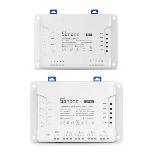 Sonoff 4ch gangs wifi rf - sonoff,